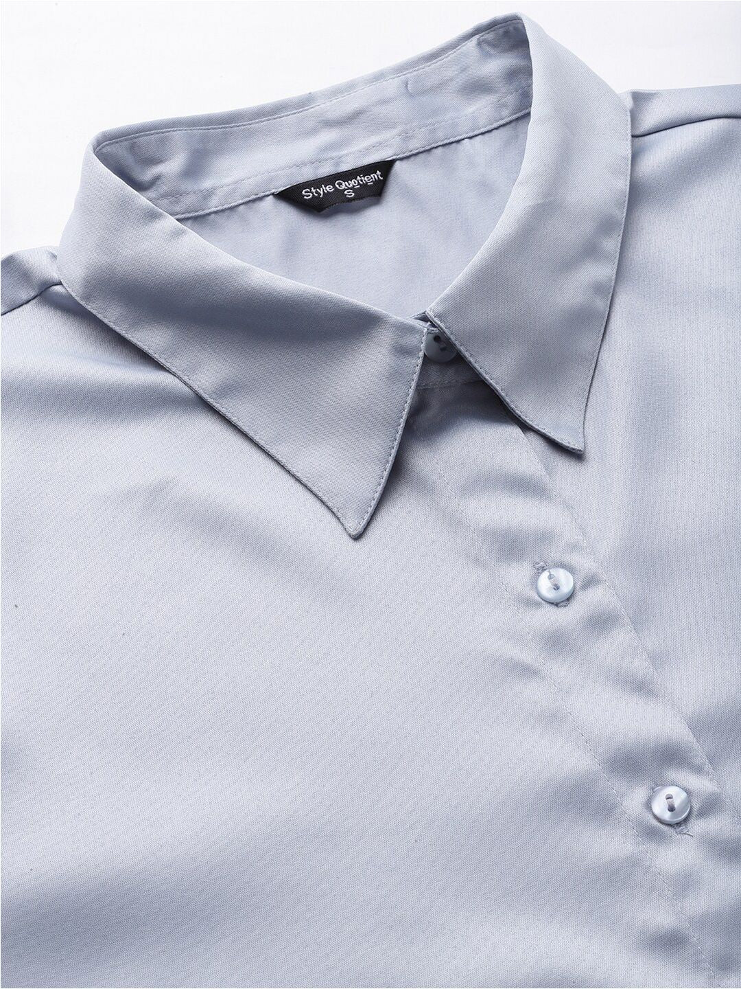 Style Quotient Satin Finish Spread Collar Formal Shirt
