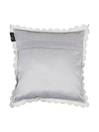 HOSTA HOMES Grey Set of 2 Velvet Square Cushion Covers