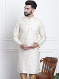 SOJANYA Kurta Lurus Kolar Mandarin Sulam Bunga