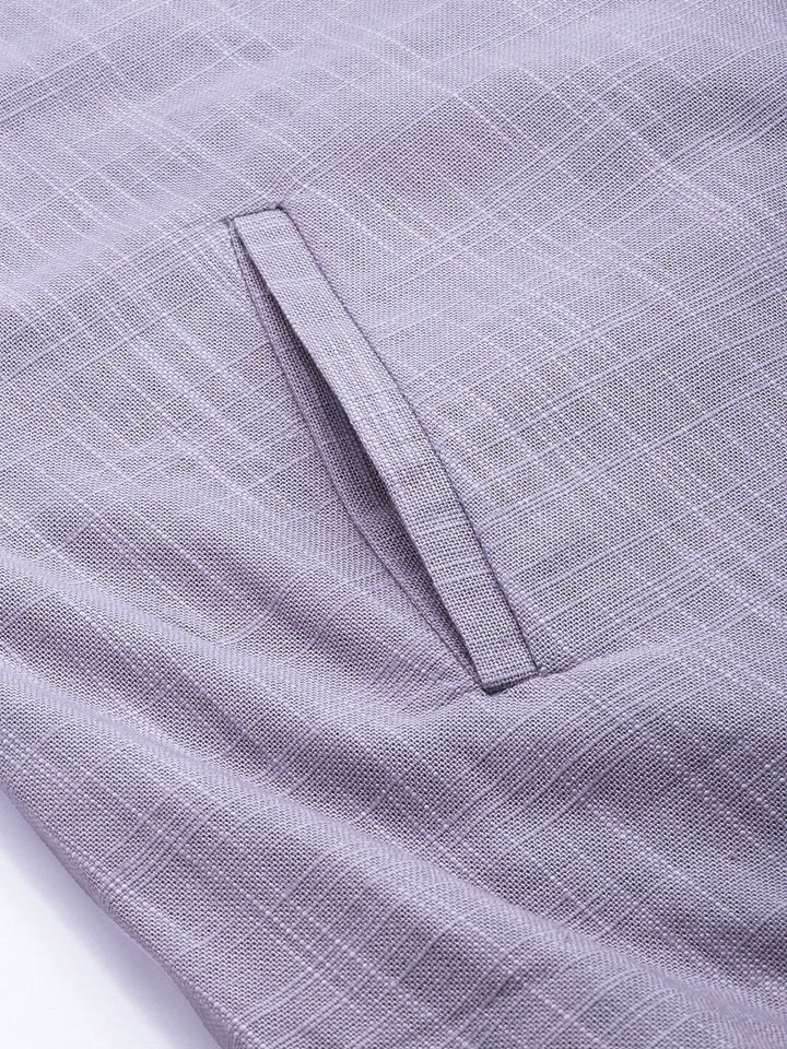 House of Pataudi Men Pure Cotton Self-designed Single-Breasted Jashn Blazer