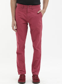 RARE RABBIT Men Harlow Mid-Rise Regular Fit Cotton Trousers