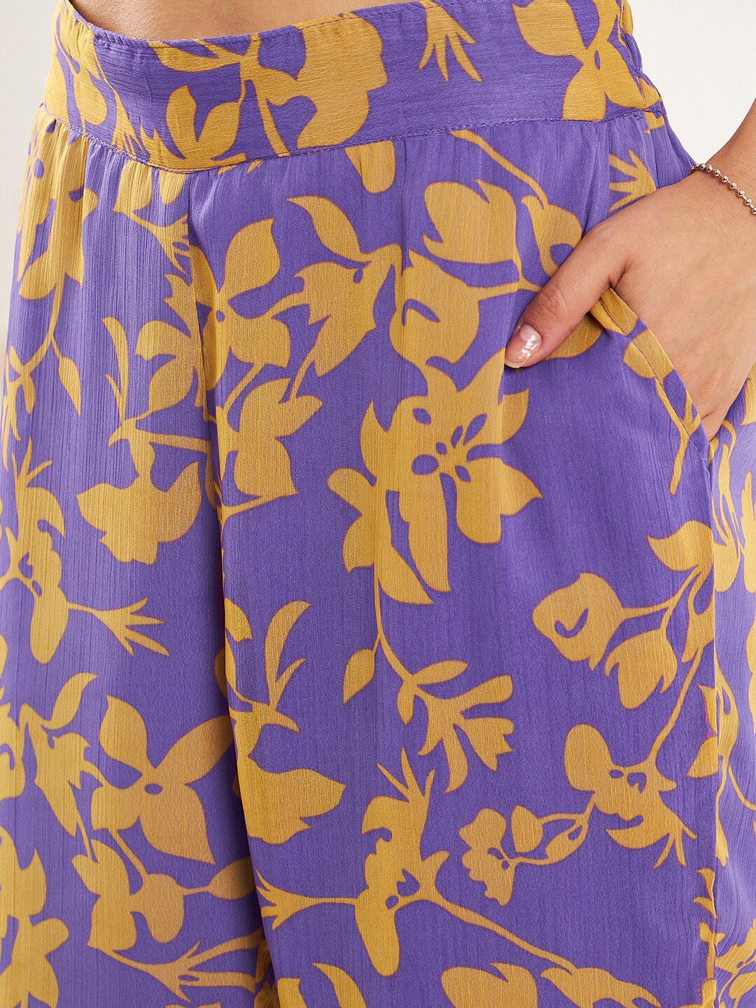 Antheaa Embellished Tunic & Palazzo