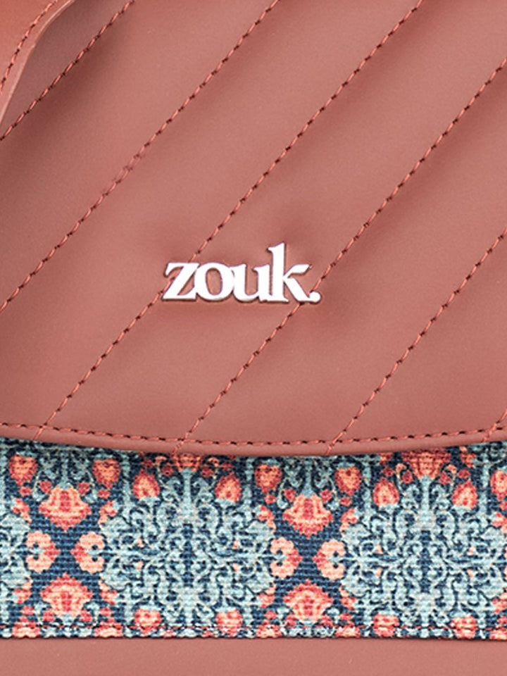 Zouk Women Buckle Detail Banter Bahu Berstruktur Berkladal Dengan Bersih