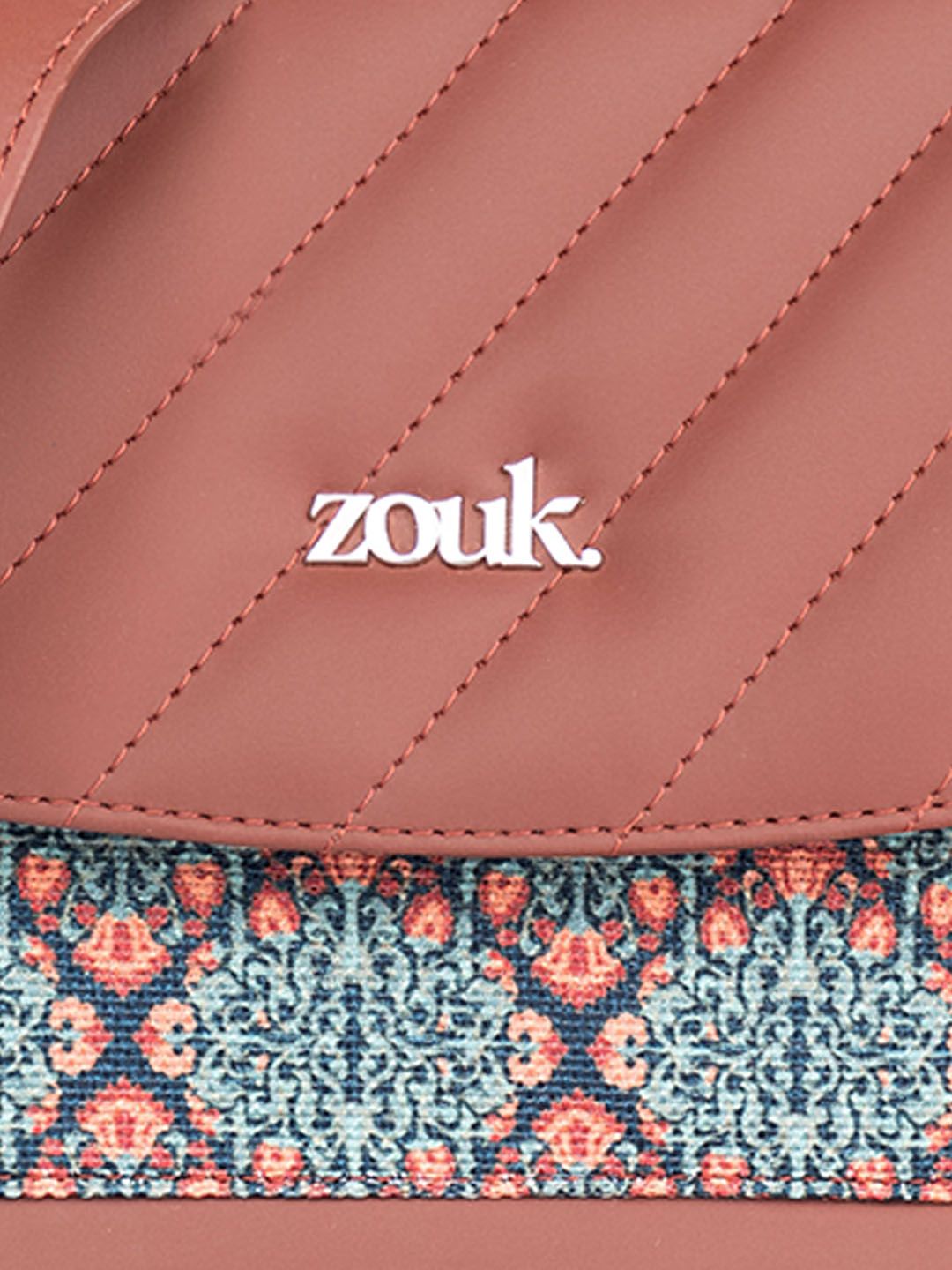 Zouk Women Buckle Detail Banter Bahu Berstruktur Berkladal Dengan Bersih
