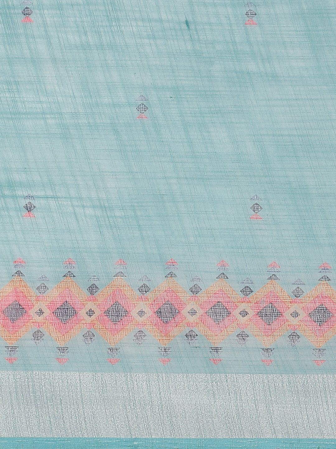 Saree mall Blue & Pink Printed Saree