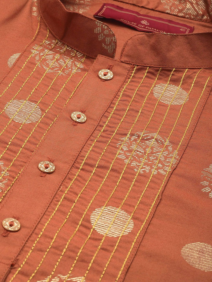 House of Pataudi Jashn Printed Kurta with Patiala