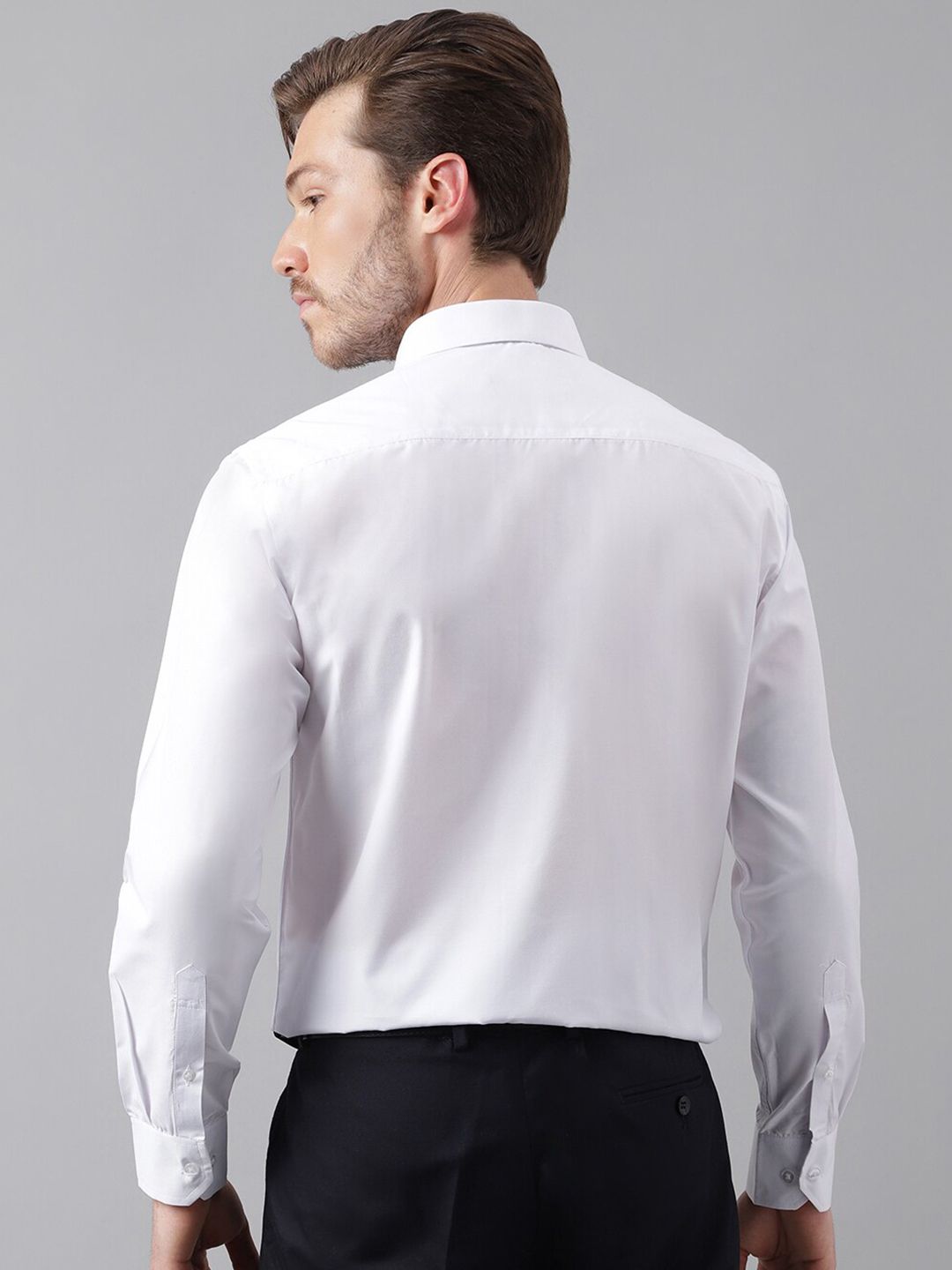 Hancock Standard Slim Fit Wrinkle Resistant Collar Formal Shirt