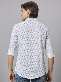 Being Human Abstract Printed Shirt Collar Slim Fit Pure Cotton Casual Shirt