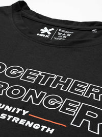 HRX by Hrithik Roshan Typography Printed Training T-shirt