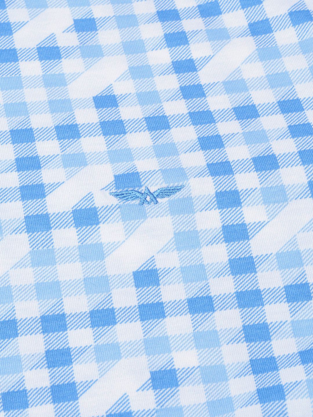 T-Shirt Kapas Kapas Polo Park Avenue yang Diperiksa Polo