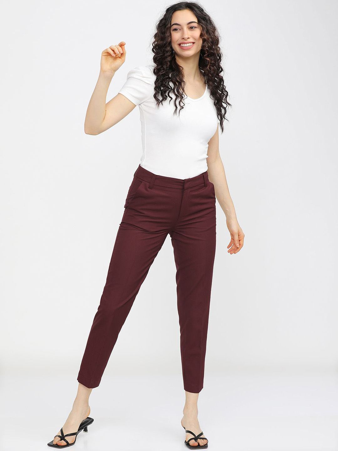 Tokyo Talkies Women Slim Fit Trousers