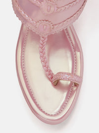 Anouk Braided Detail Handcrafted Ethnic Wedges