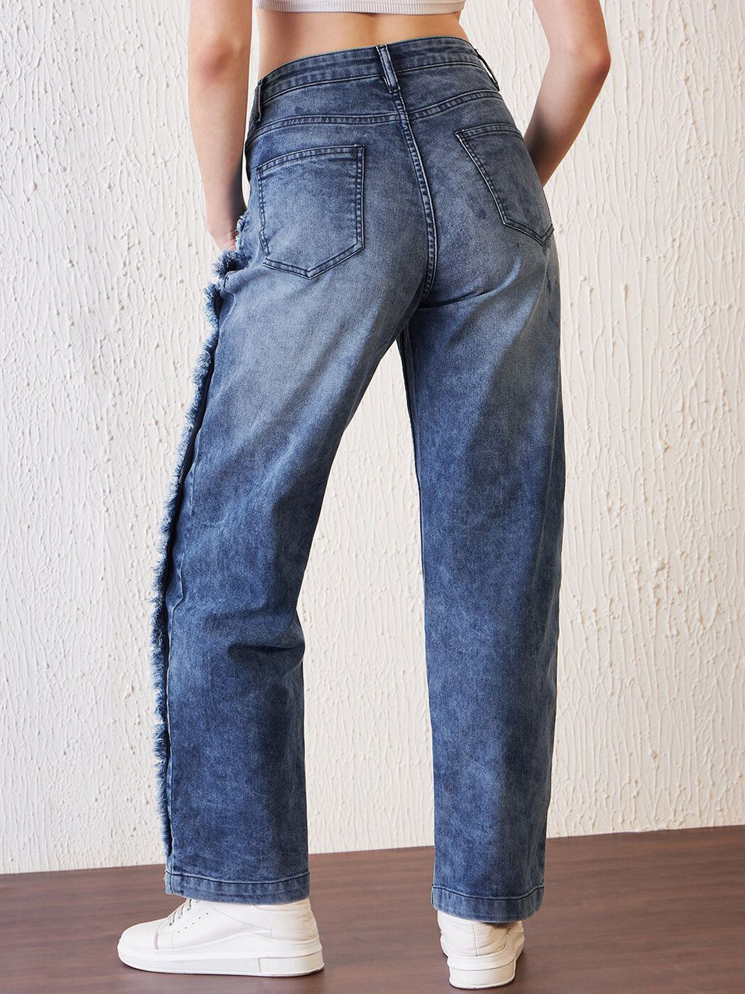 Antheaa Women Blue Comfort Relaxed Fit Clean Look Stretchable Jeans