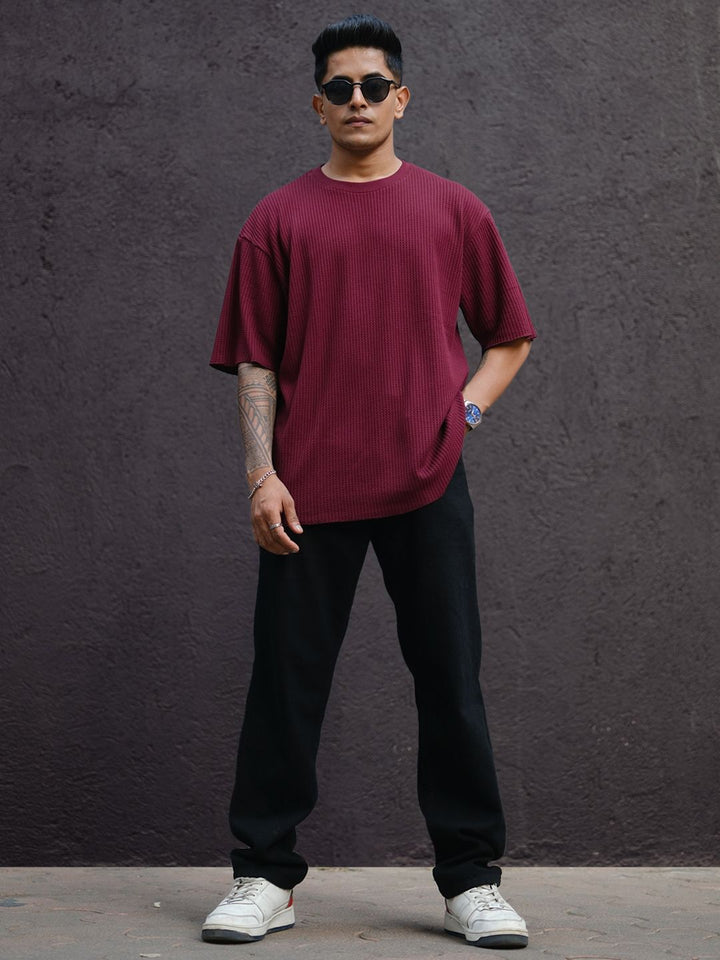 Powerlook Round Neck Short Sleeves Cotton T-shirt