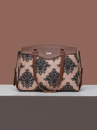 ZOUK Mughal Ethnic Motifs Printed Structured Shoulder Bag
