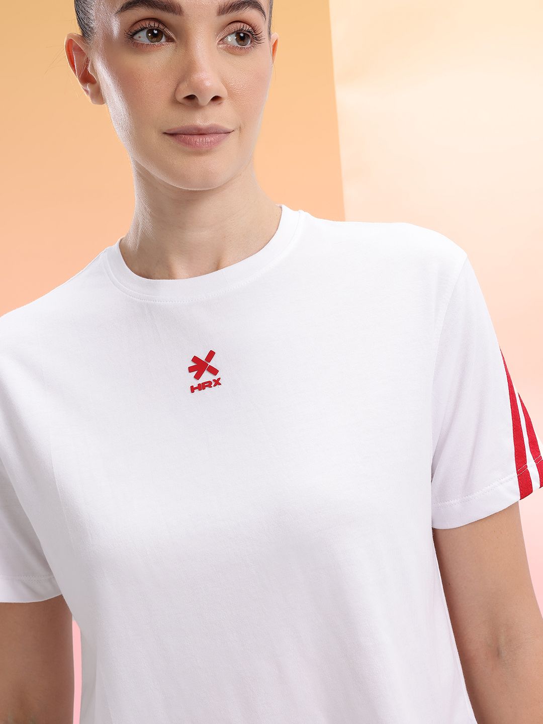 HRX by Hrithik Roshan Women Solid Lifestyle T-shirt