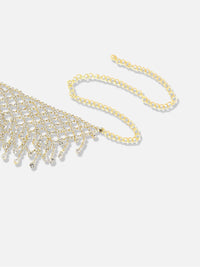 Kalung Parti Pereka Designer Stone-Plated Silver Stone