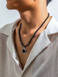 SALTY Men Stainless Steel Pendant with Chains