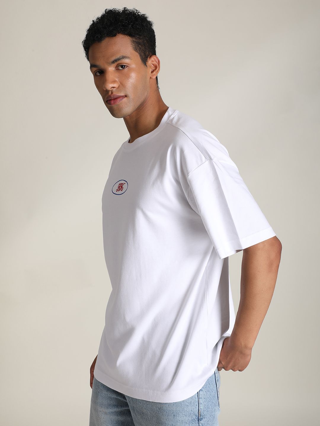 Bene Kleed Men Pure Cotton Typography Printed Oversized T-shirt