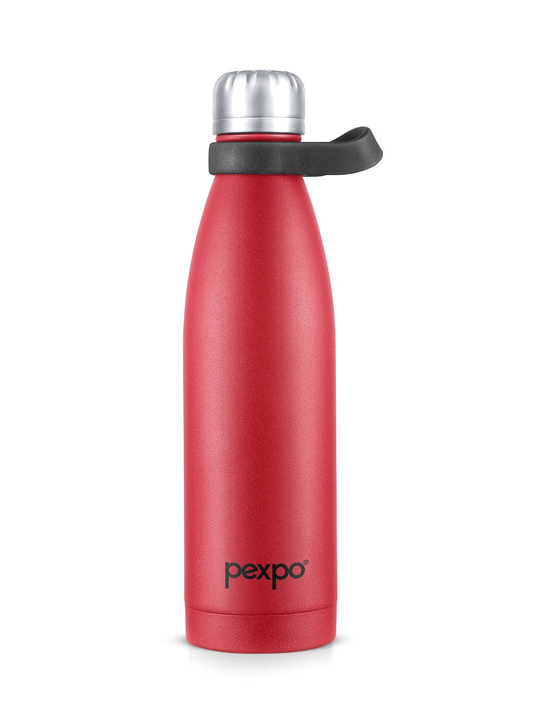 Pexpo Evok Crimson Red ISI Certified Thermosteel Hot flask Insulated Water Bottle 750 ml