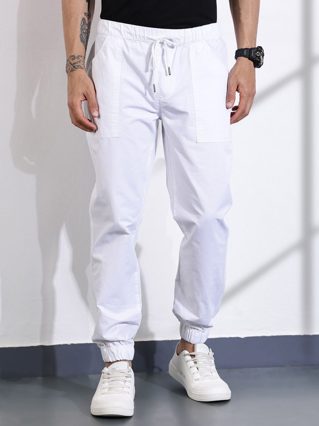 Thomas Scott Men Classic Slim Fit Joggers Trousers