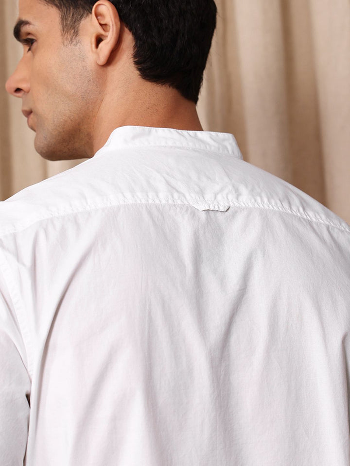 Mr Bowerbird Tailored Fit Pure Cotton Casual Shirt