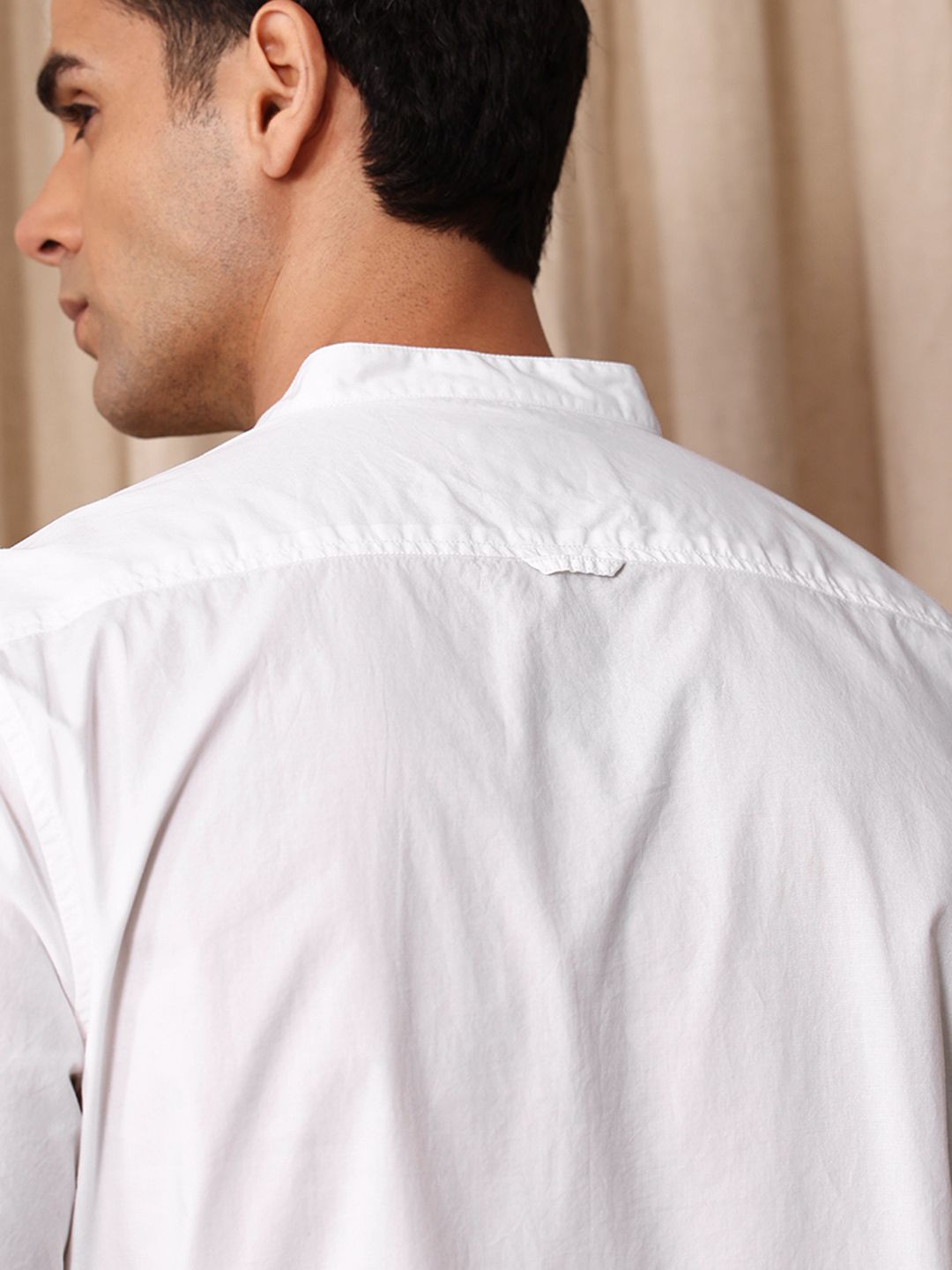 Mr Bowerbird Tailored Fit Pure Cotton Casual Shirt
