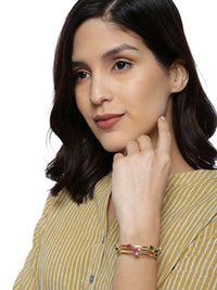 Zaveri Pearls Gold-Toned Bracelet