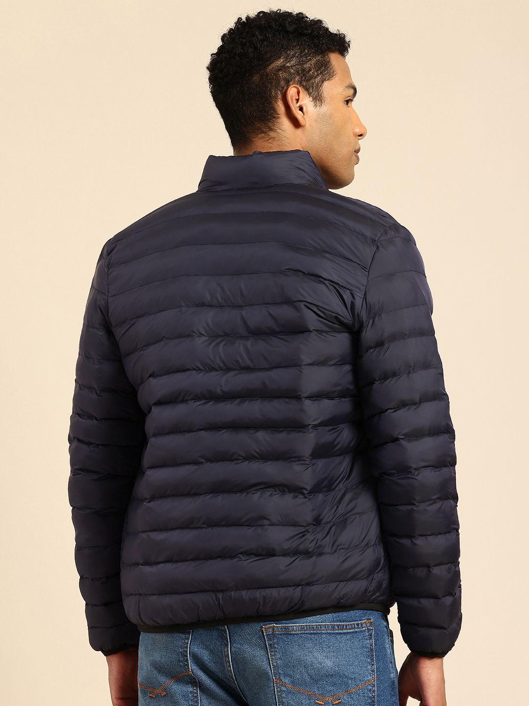 Being Human Puffer Jacket with Applique