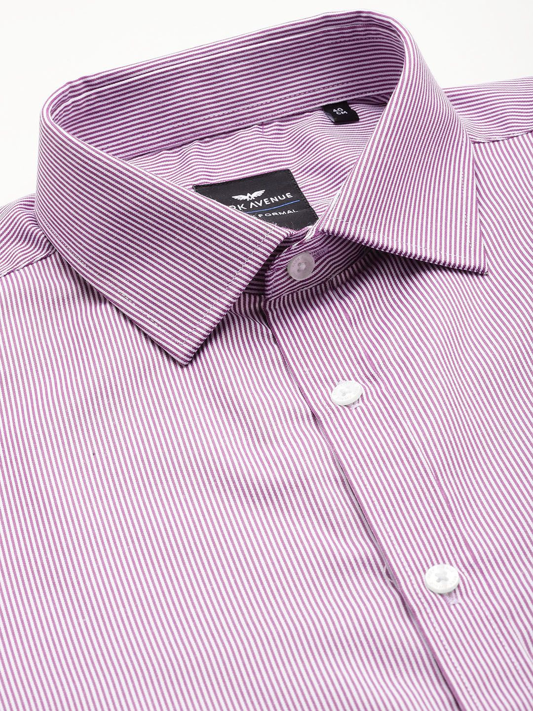 Park Avenue Slim Fit Striped Formal Shirt