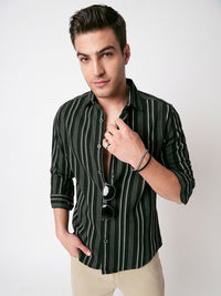 VASTRADO Men Classic Slim Fit Opaque Casual Shirt