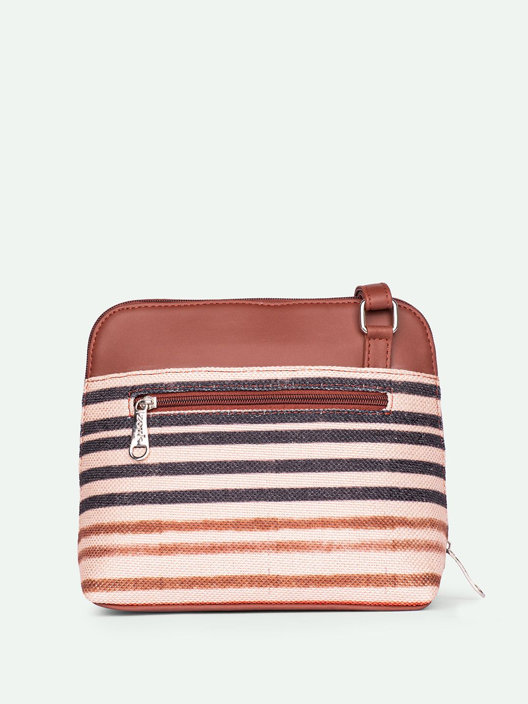 ZOUK Textured Oversized Structured Sling Bag