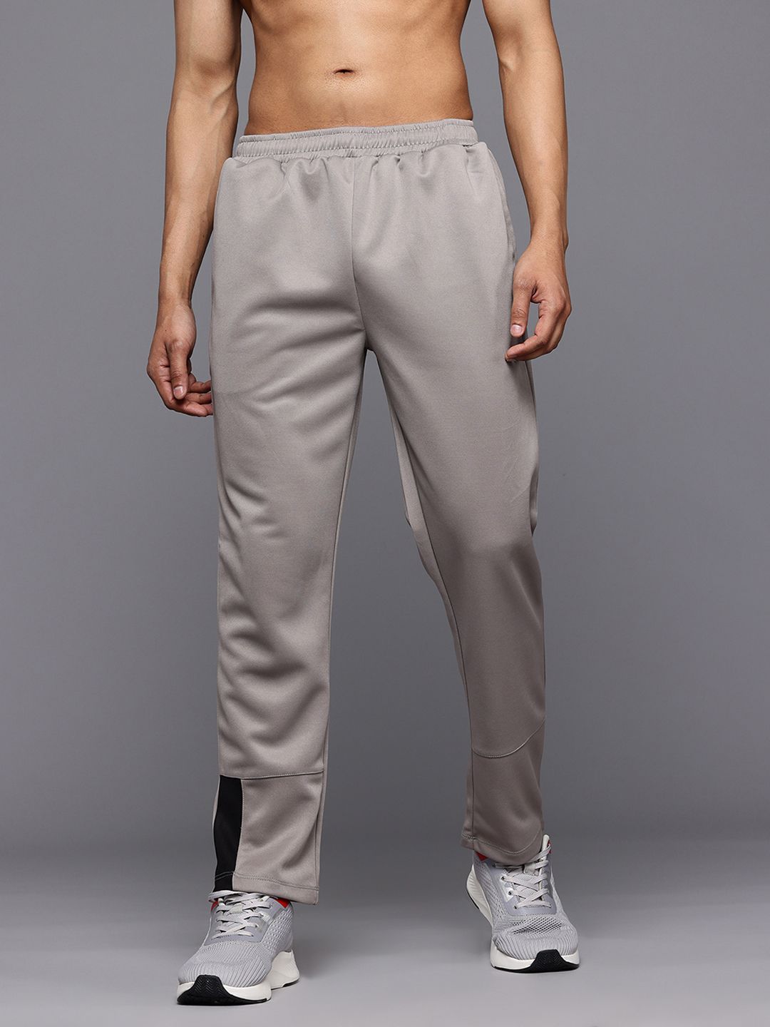 HRX by Hrithik Roshan Men Mid-Rise Regular Fit Rapid-Dry Running Track Pants