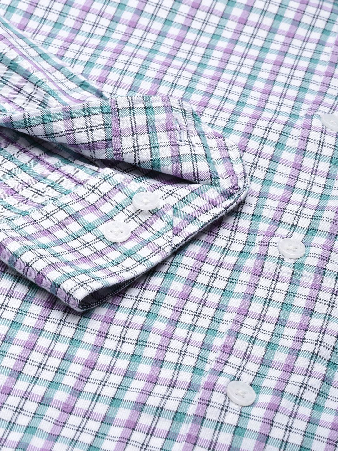Park Avenue Slim Fit Pure Cotton Checked Casual Shirt