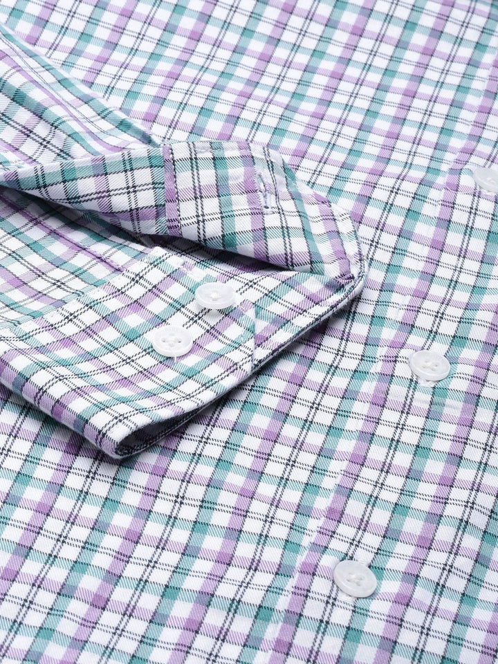 Park Avenue Slim Fit Pure Cotton Checked Casual Shirt