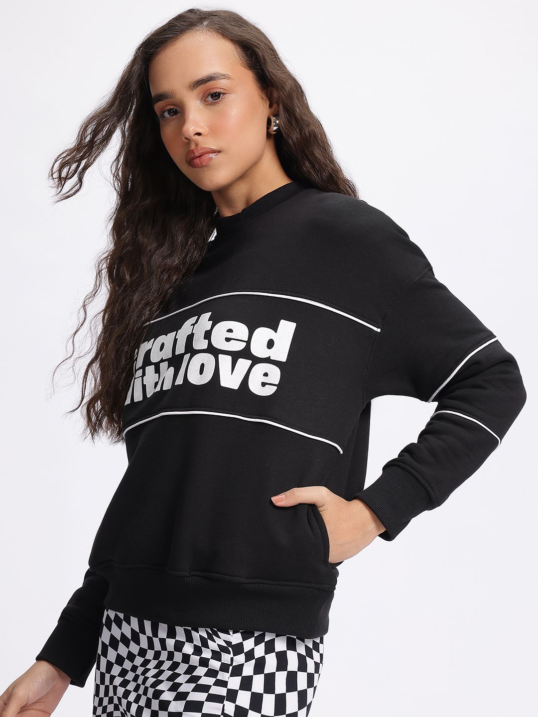 DressBerry Limitless Love Printed Sweatshirt