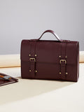 Berrylush Women Maroon Laptop Bag