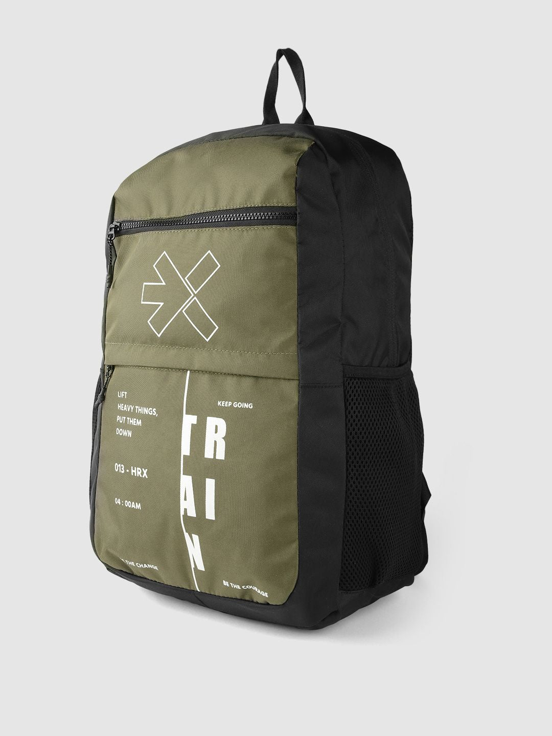 HRX by Hrithik Roshan Unisex Brand Logo Print Backpack