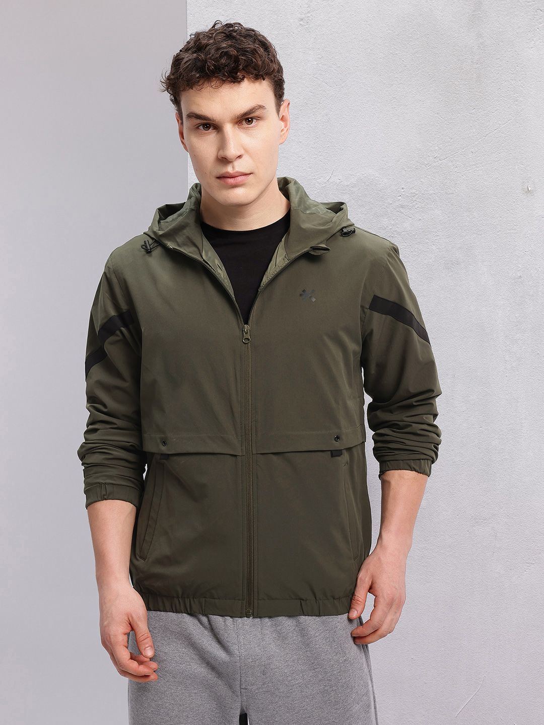 HRX by Hrithik Roshan Rapid-Dry Hooded Lifestyle Sporty Jacket