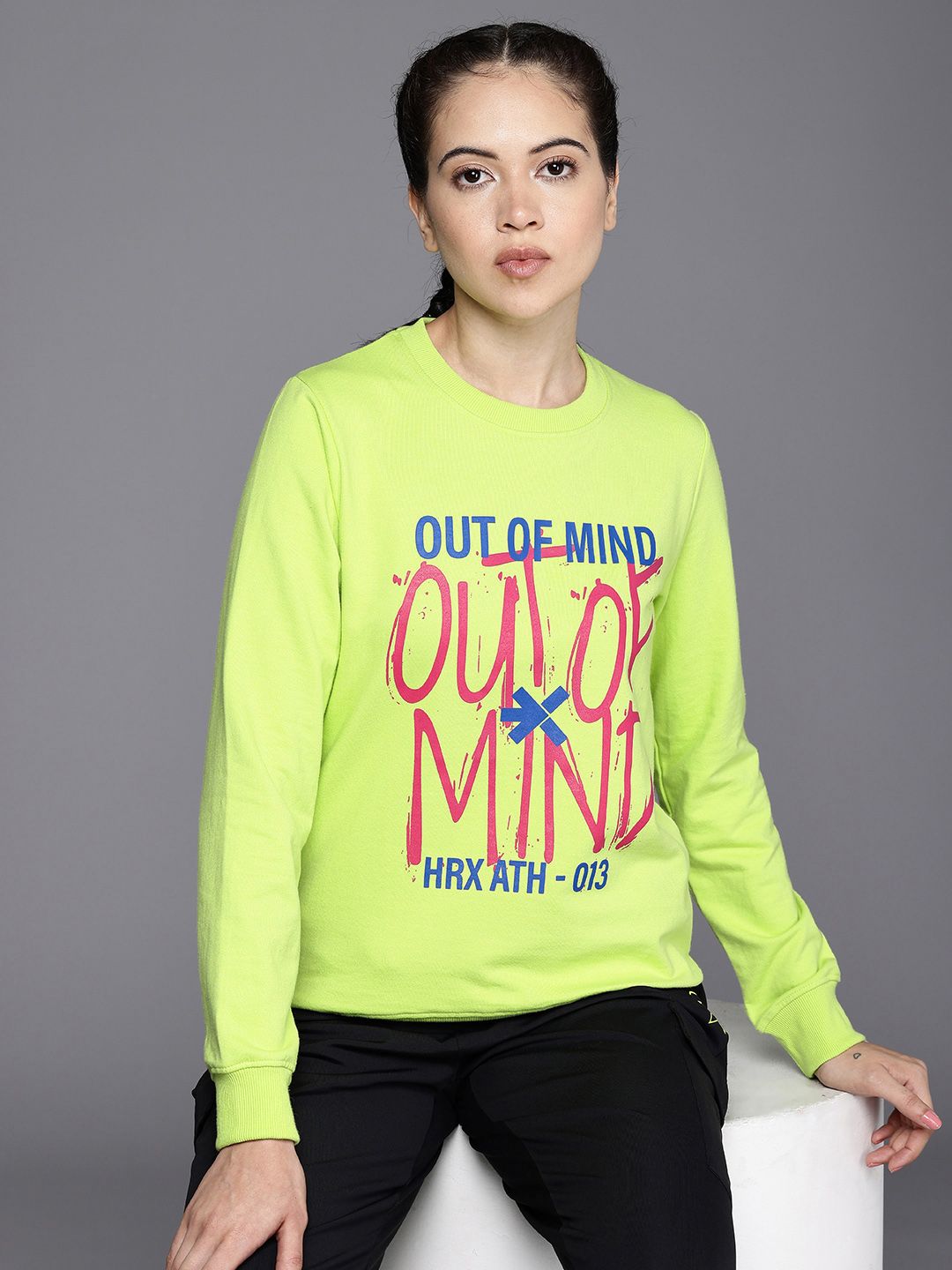 HRX by Hrithik Roshan Printed Lifestyle Sweatshirt