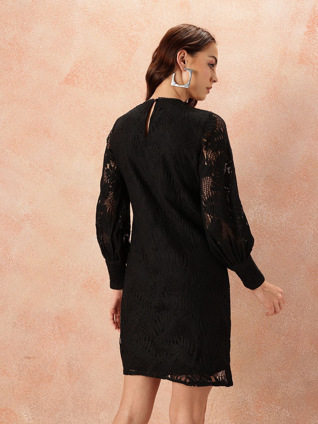 all about you Self Design Sheath Dress