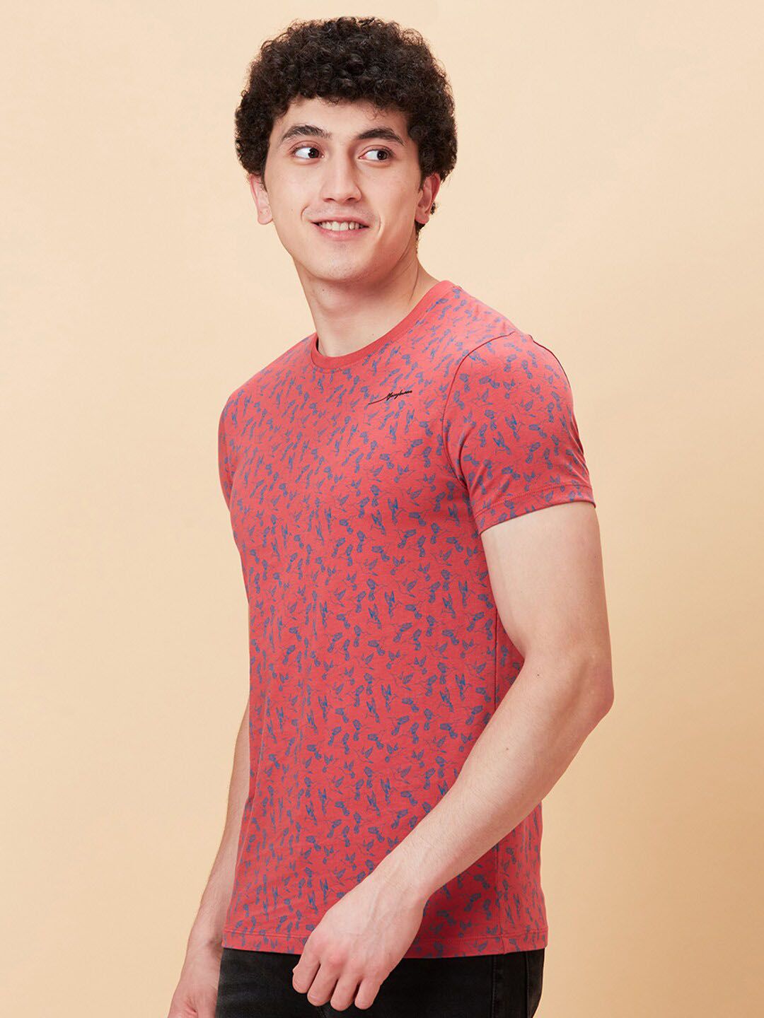 Being Human Abstract Printed T-shirt