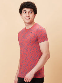 Being Human Abstract Printed T-shirt