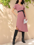 DressBerry Extended Sleeves Sheath Dress