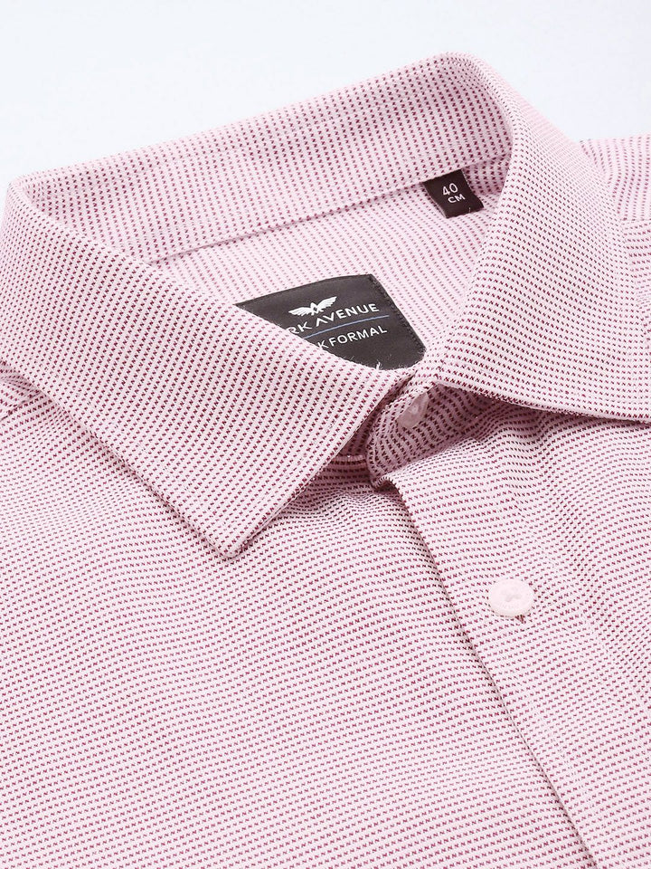 Park Avenue Textured Slim Fit Formal Shirt