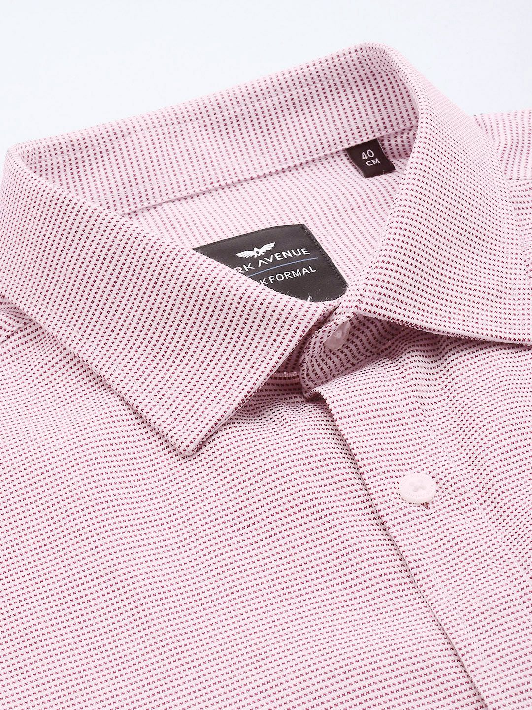 Park Avenue Textured Slim Fit Formal Shirt