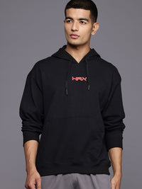 HRX by Hrithik Roshan Back Print Hooded Sweatshirt