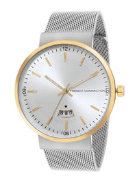 French Connection Men Stainless Steel Bracelet Style Straps Analogue Watch FCP42SM-G