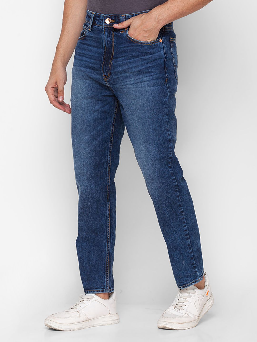 SPYKAR Men Relaxed Fit Light Fade Stretchable Jeans