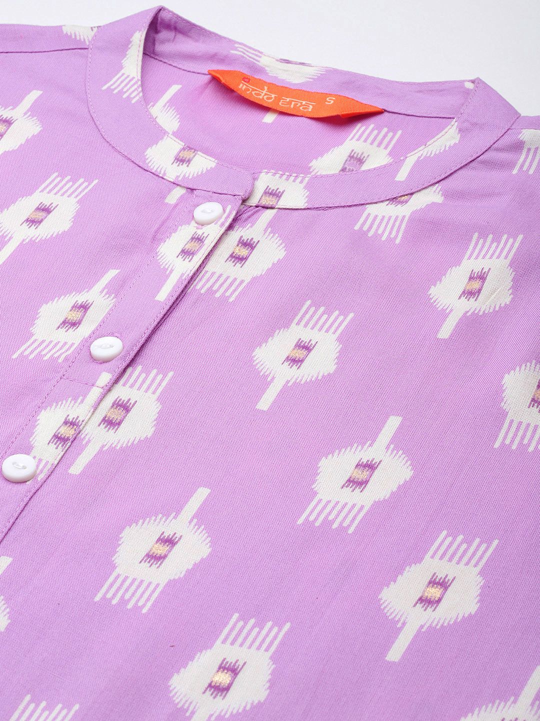 Indo Era Women Printed Pastels Kurta